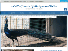 Tablet Screenshot of connerhills.com